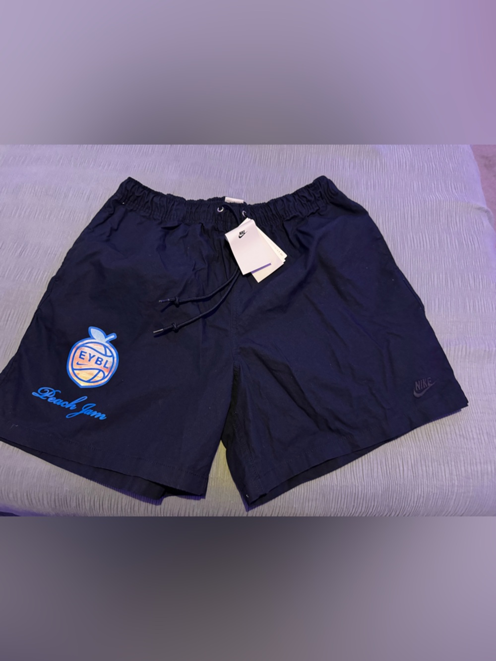 Nike EYBL Navy Blue Drawstring Kaki Shorts with Tags
